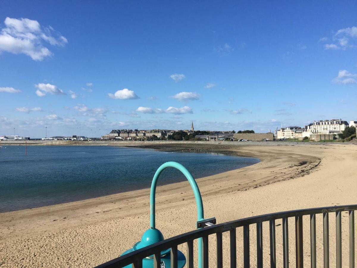 Studio Bord De Plage Des Bas Sablons Saint Malo Eksteriør bilde