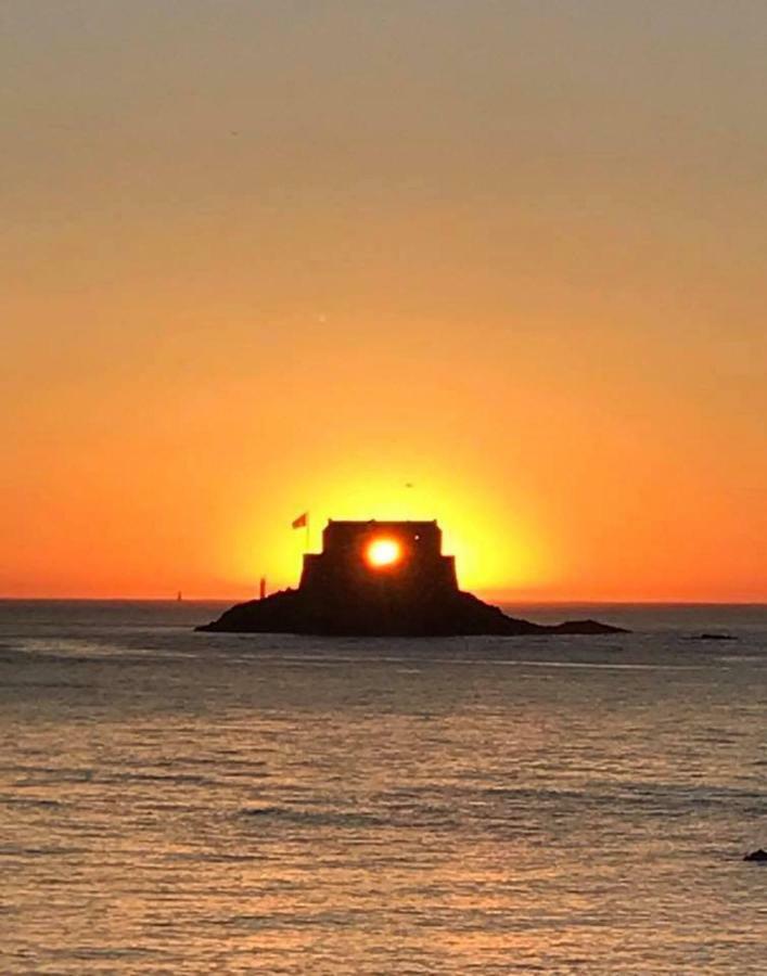 Studio Bord De Plage Des Bas Sablons Saint Malo Eksteriør bilde